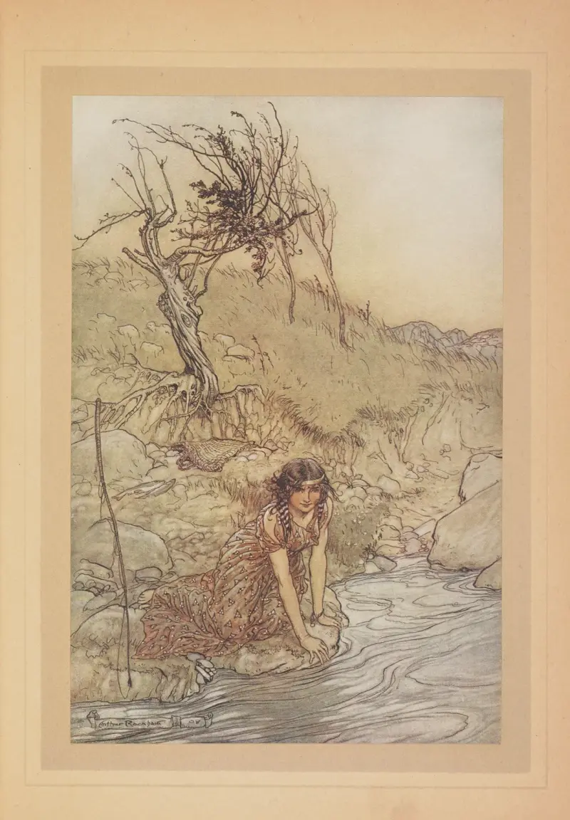 Hermia von Arthur Rackham