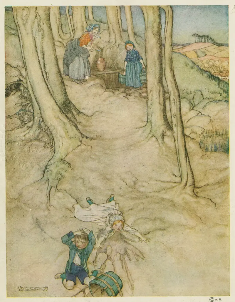 Jack und Jill von Arthur Rackham