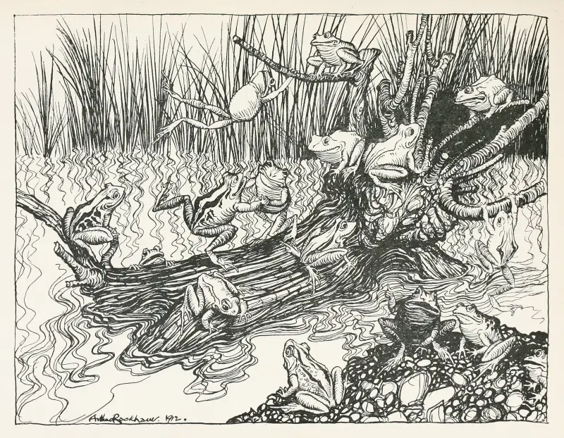 König Klotz von Arthur Rackham