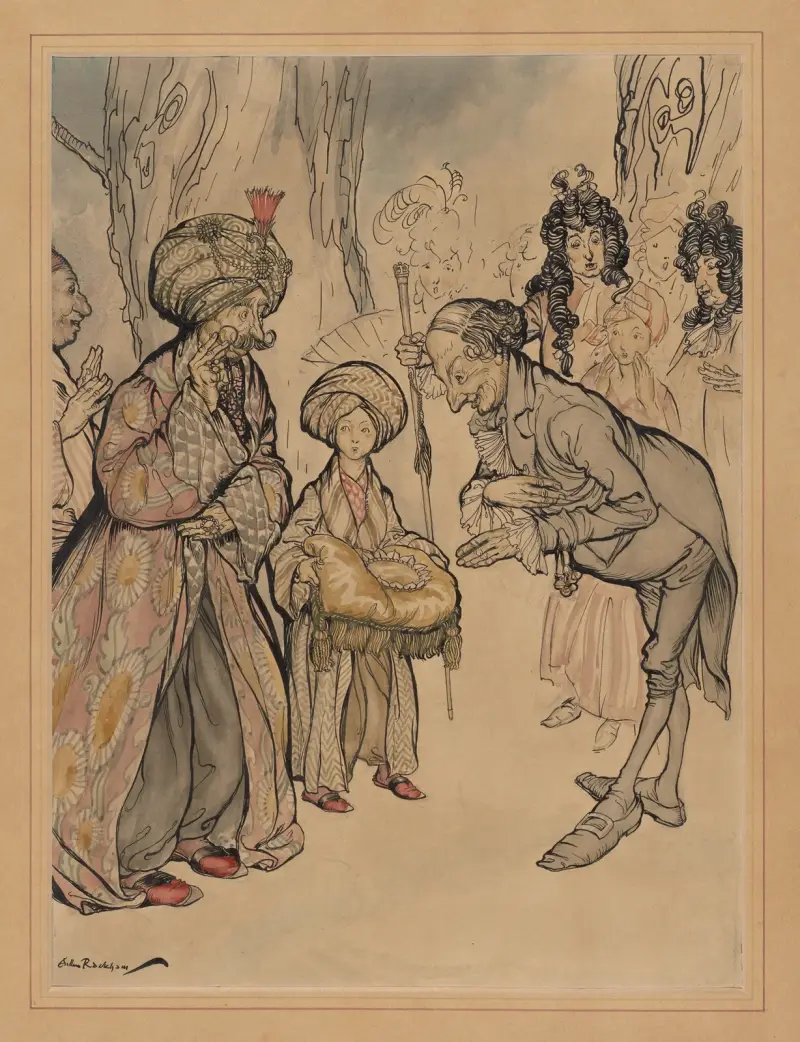 Peter Pan. ‘My Lord Duke …’ av Arthur Rackham
