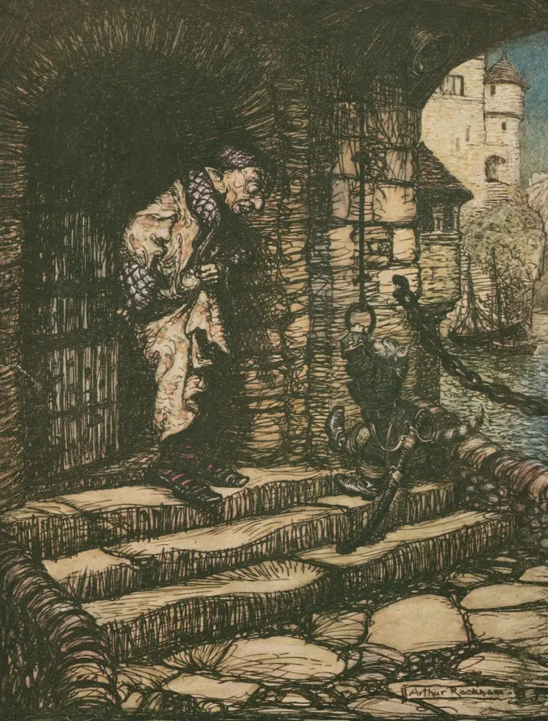Mästerkatten i stövlar av Arthur Rackham