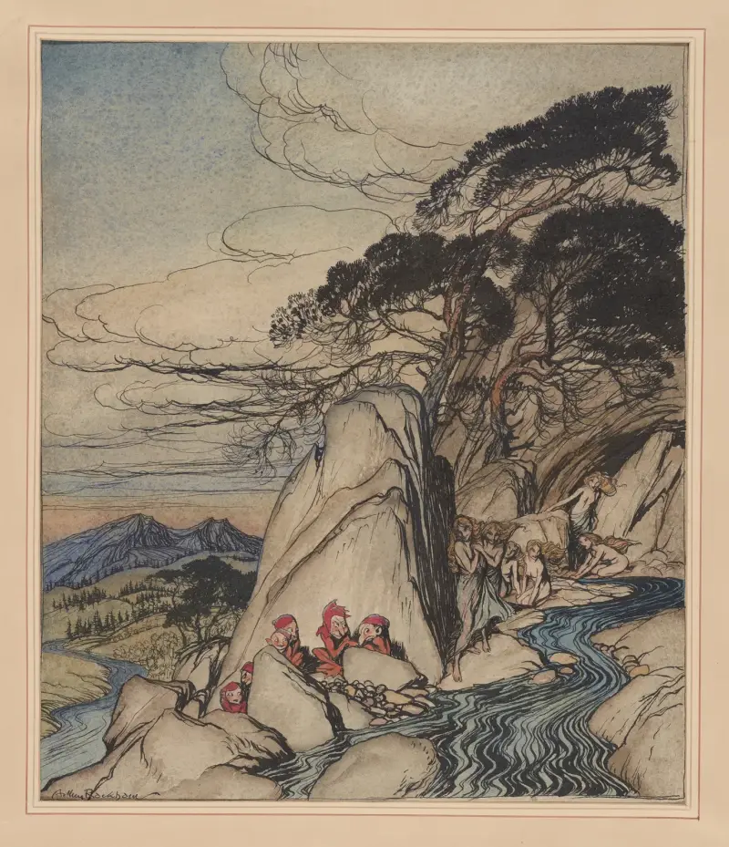 Rip van Winkle. Dessa sagoberg av Arthur Rackham