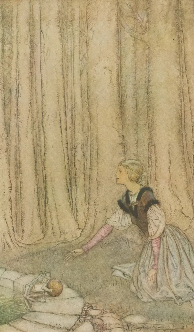 Grodprinsen av Arthur Rackham