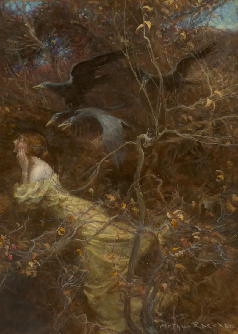 Den hemsökta skogen av Arthur Rackham
