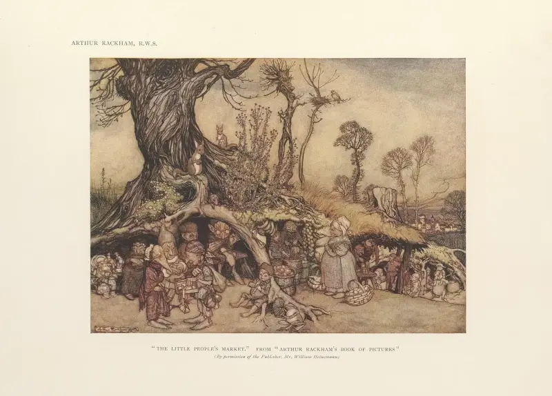 Der Markt der kleinen Leute – Arthur Rackhams Bilderbuch von Arthur Rackham