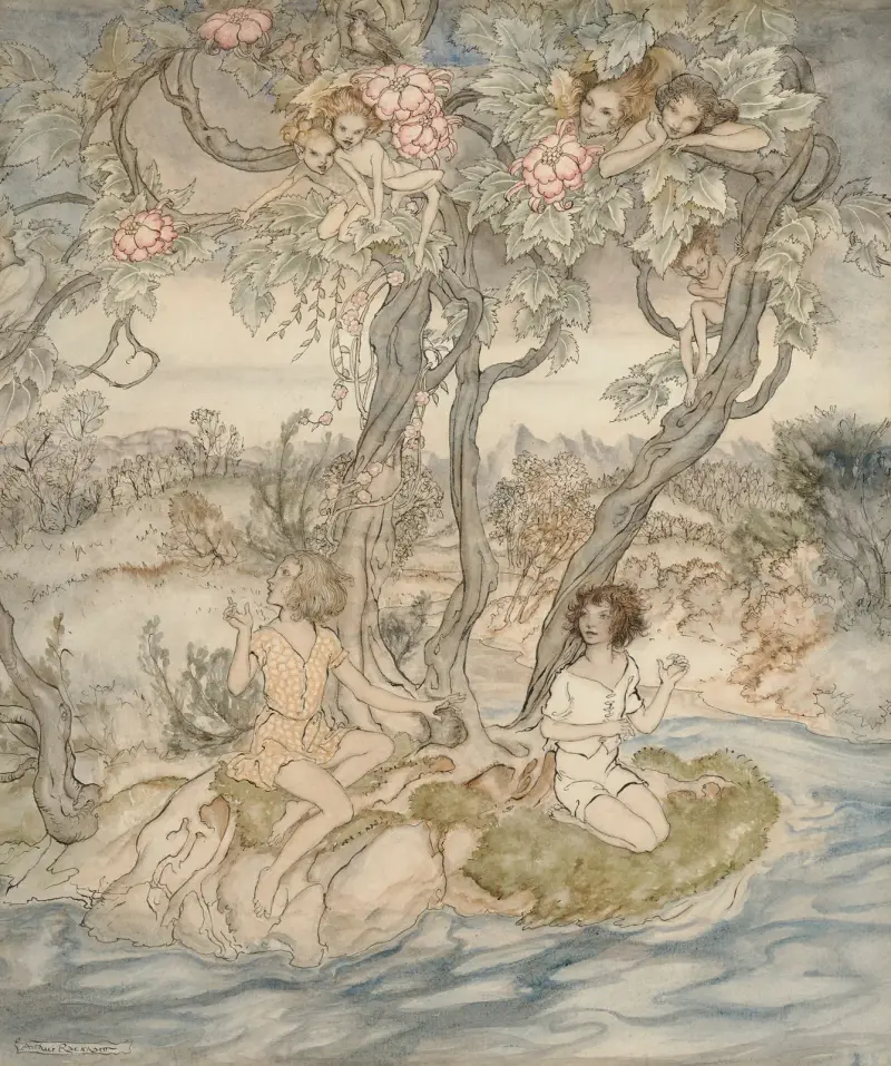 Bäckens musik av Arthur Rackham