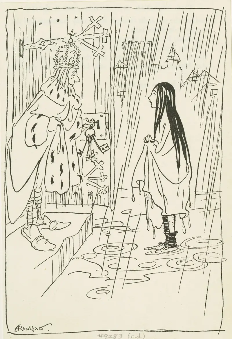 Prinsessan på ärten av Arthur Rackham