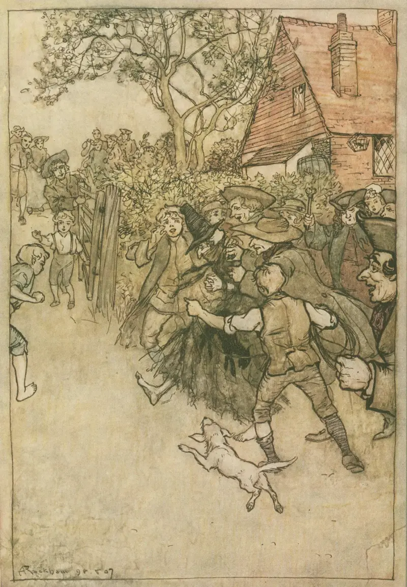 Spöket från Tappington av Arthur Rackham