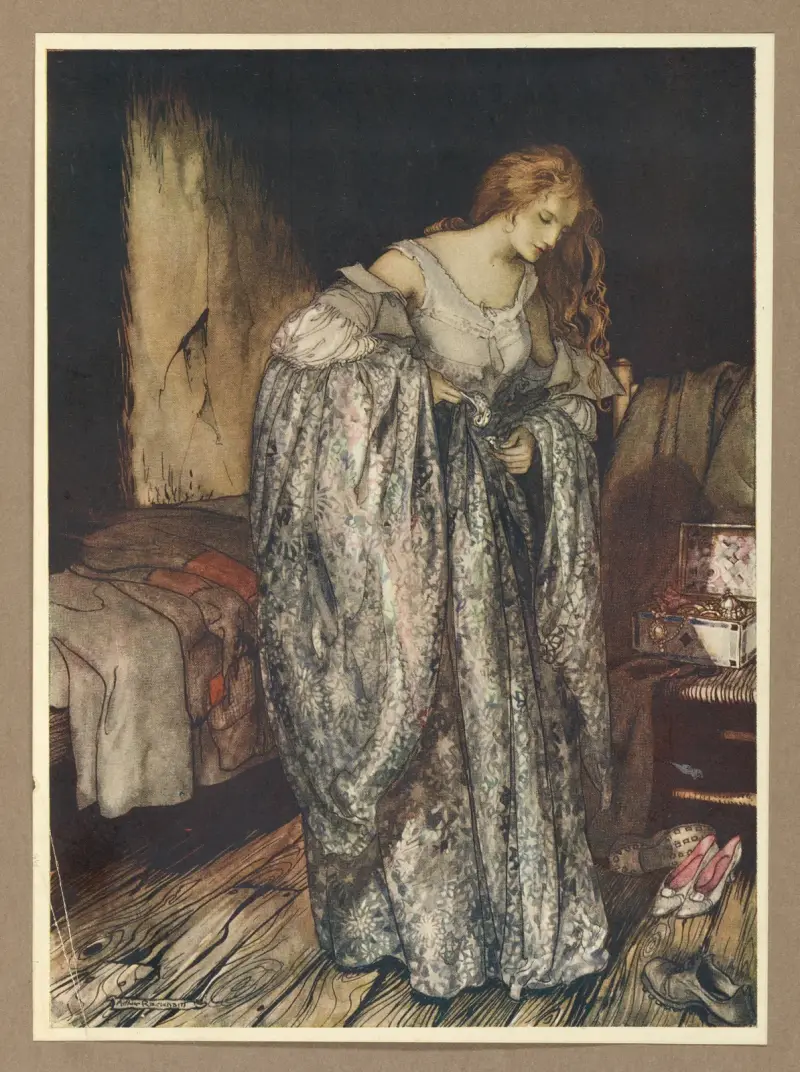 Die wahre Braut von Arthur Rackham