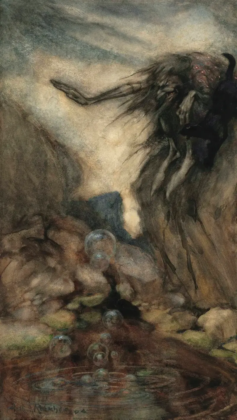 Der Hexenteich von Arthur Rackham