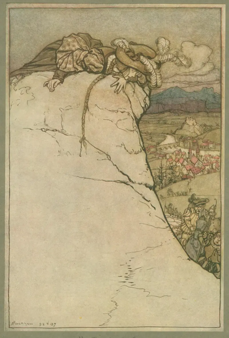 What, indeed, could she do av Arthur Rackham