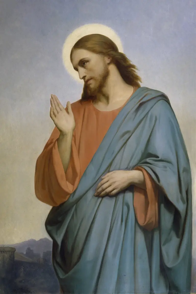 Kristus gråter över Jerusalem av Ary Scheffer