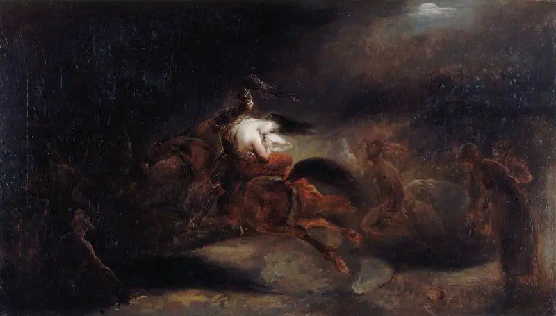 Lenore, mrtví spěchají, Ary Scheffer