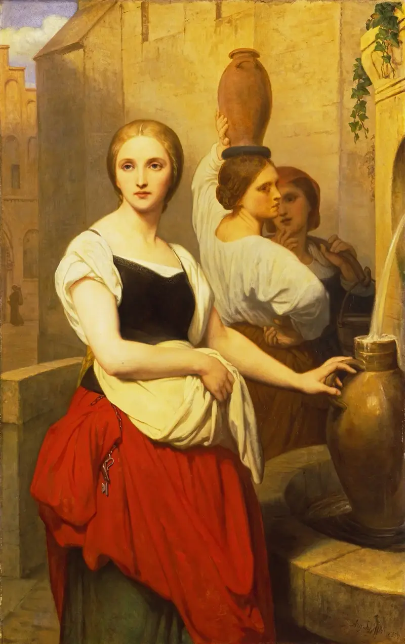 Margareta vid källan av Ary Scheffer