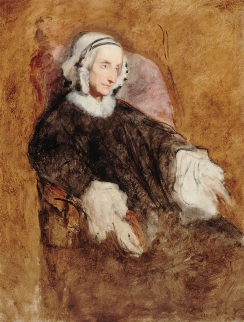 Porträtt av drottning Marie-Amélie i sorg av Ary Scheffer