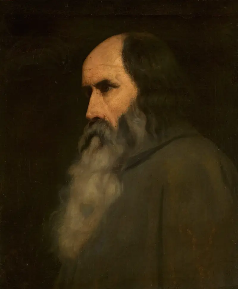 Porträtt av en gammal man av Ary Scheffer