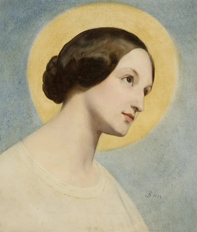 Porträtt av Eliza Krasińska av Ary Scheffer