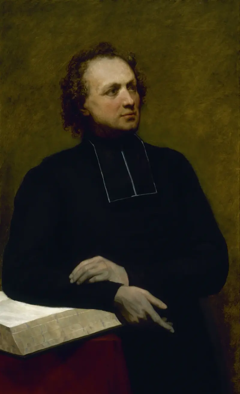 Portrait of Father Gaspard Deguerry av Ary Scheffer