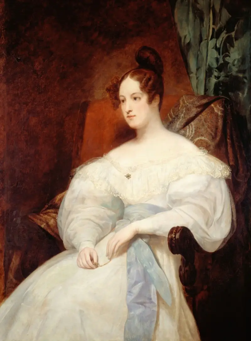 Portrait présumé de la princesse Louise d’Orléans av Ary Scheffer