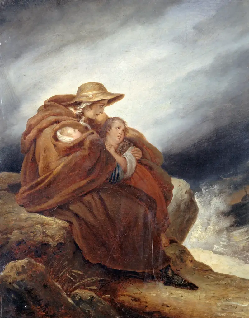 Die Familie des Seemanns von Ary Scheffer