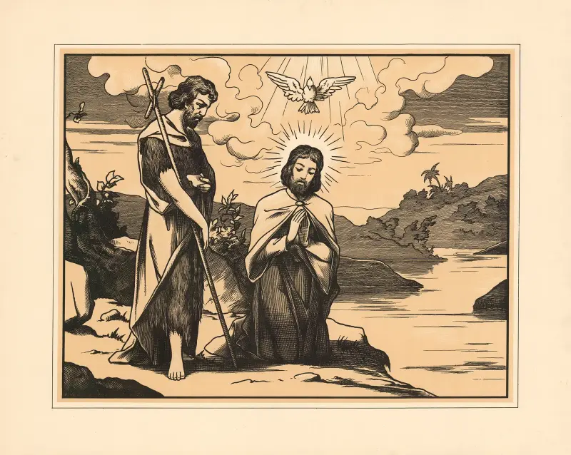 Die Taufe Jesu von Aschendorff