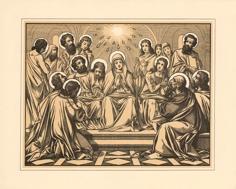 The Holy Spirit Pentecost av Aschendorff