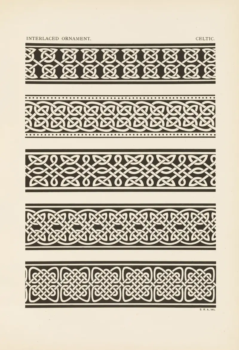 Outlines of ornament in the leading styles Pl.06 av George Ashdown Audsley