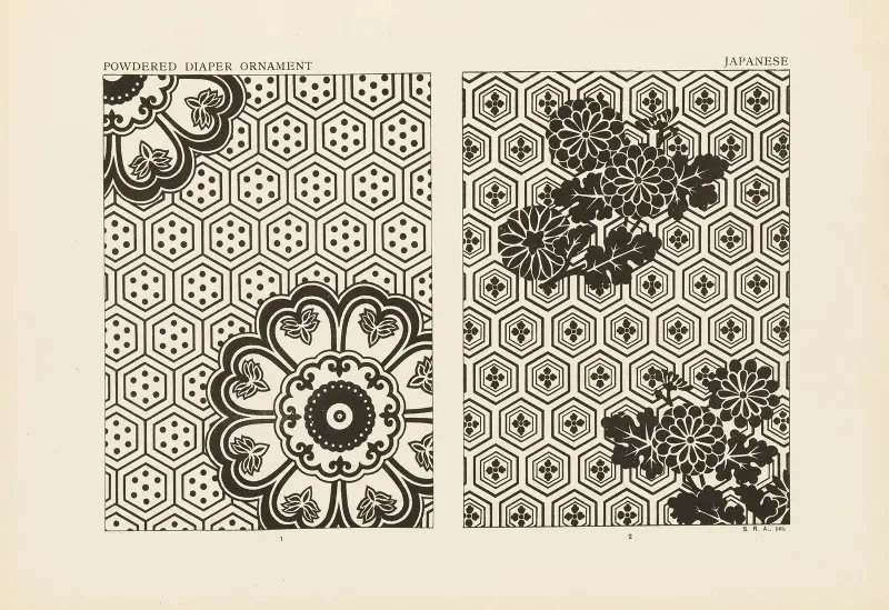 Konturer av ornament i ledande stilar, pl. 17 av George Ashdown Audsley