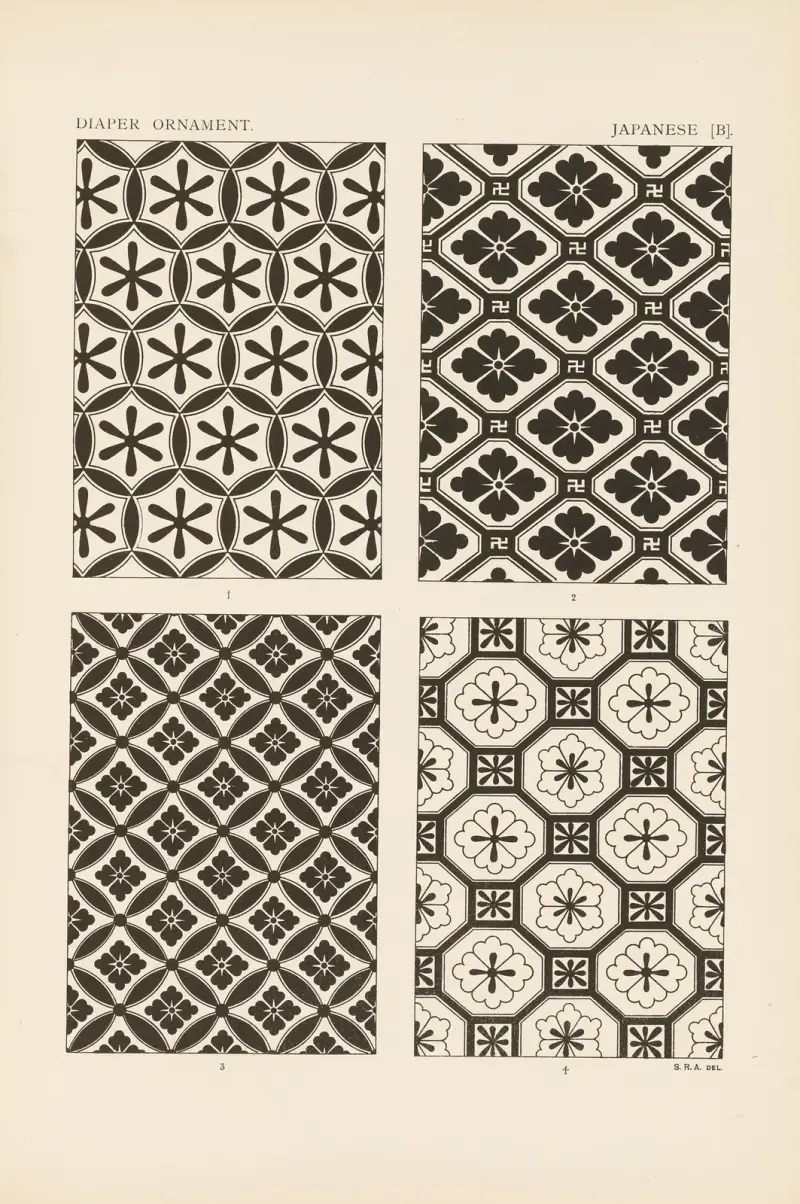 Ornament i ledande stilar, pl. 25 av George Ashdown Audsley
