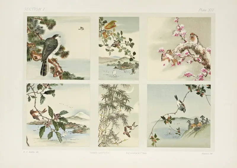The ornamental arts of Japan Pl.018 av George Ashdown Audsley
