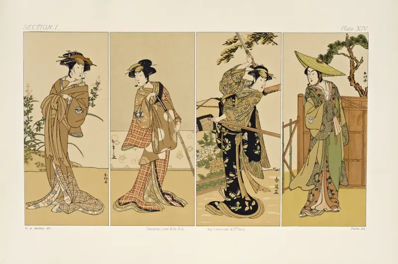 The ornamental arts of Japan Pl.020 av George Ashdown Audsley