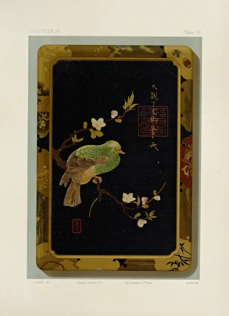 The ornamental arts of Japan Pl.048 av George Ashdown Audsley