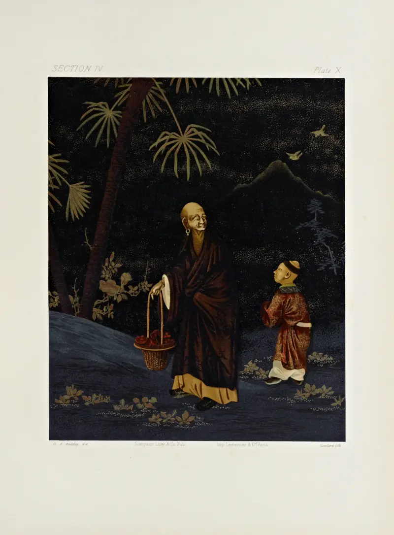 The ornamental arts of Japan Pl.054 av George Ashdown Audsley