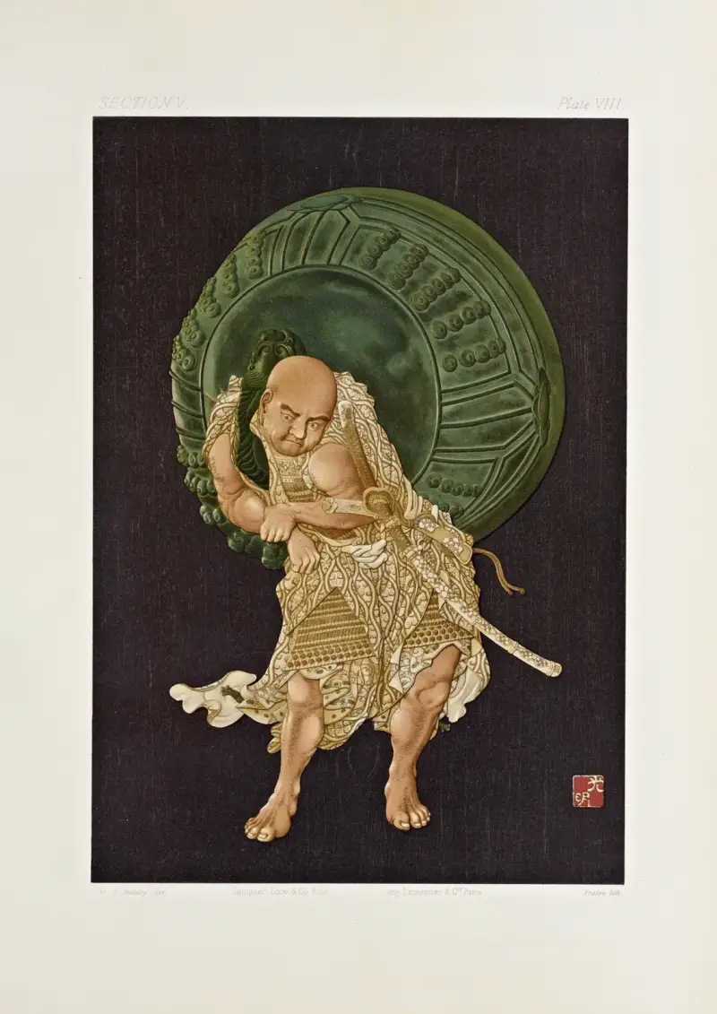 The ornamental arts of Japan Pl.065 av George Ashdown Audsley