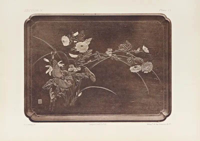 The ornamental arts of Japan Pl.066 av George Ashdown Audsley