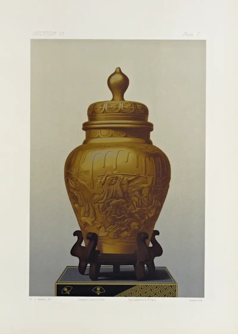 The ornamental arts of Japan Pl.067 av George Ashdown Audsley