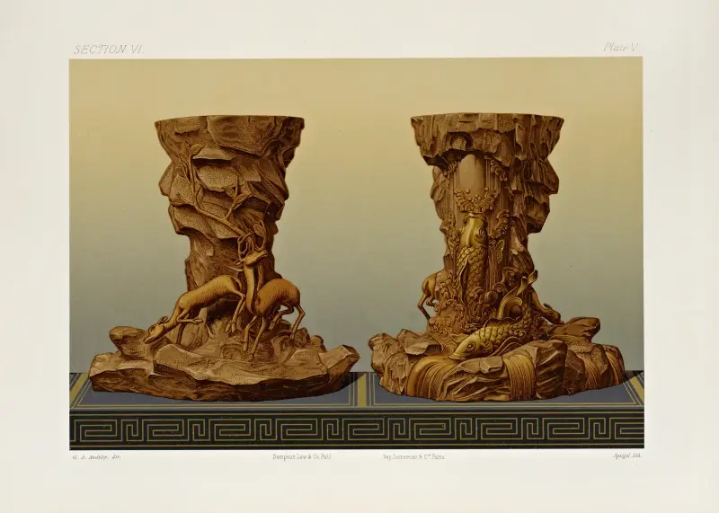 The ornamental arts of Japan Pl.071 av George Ashdown Audsley