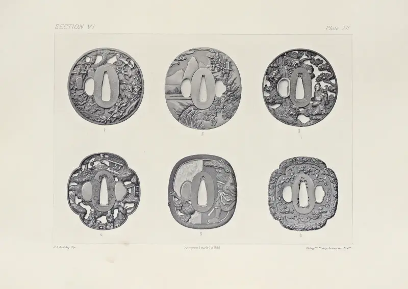 The ornamental arts of Japan Pl.078 av George Ashdown Audsley