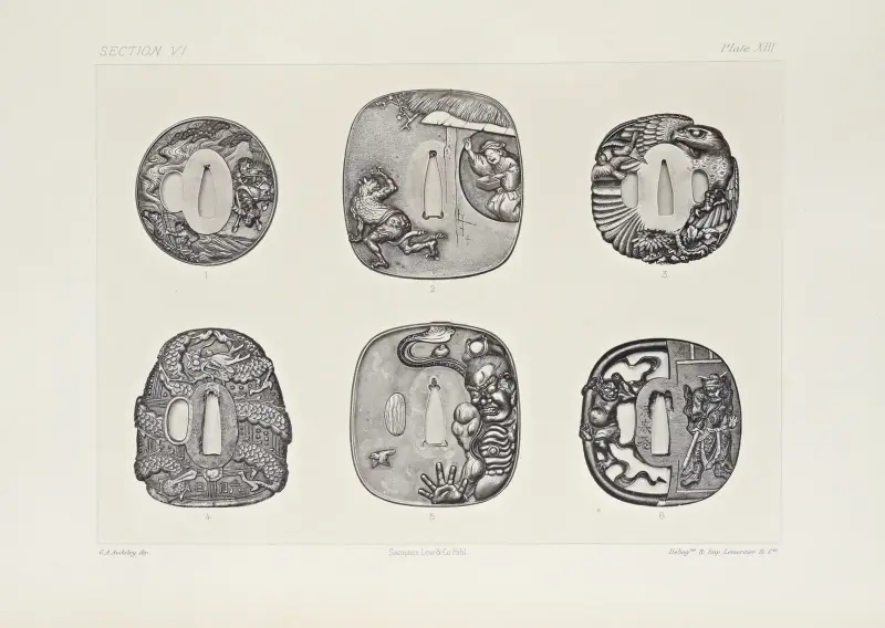 Die ornamentalen Künste Japans Taf. 079 von George Ashdown Audsley