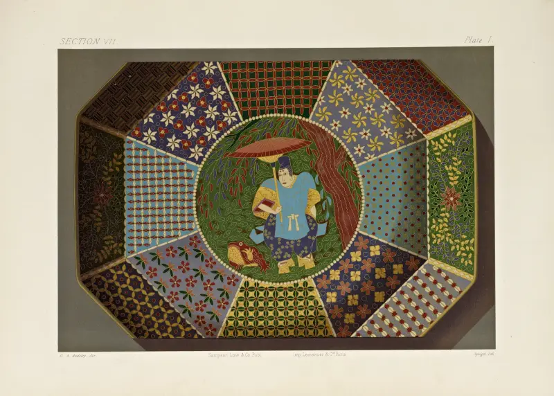 The ornamental arts of Japan Pl.084 av George Ashdown Audsley