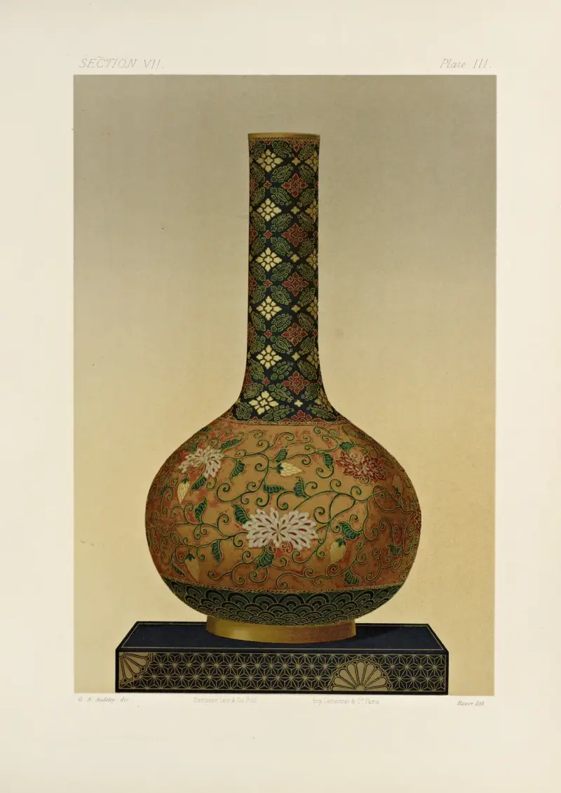 The ornamental arts of Japan Pl.086 av George Ashdown Audsley