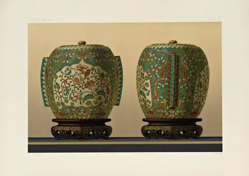Japanska ornamentala konstarter Pl.088 av George Ashdown Audsley