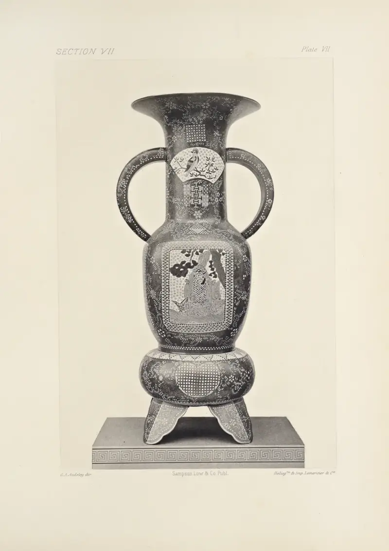 The ornamental arts of Japan Pl.090 av George Ashdown Audsley