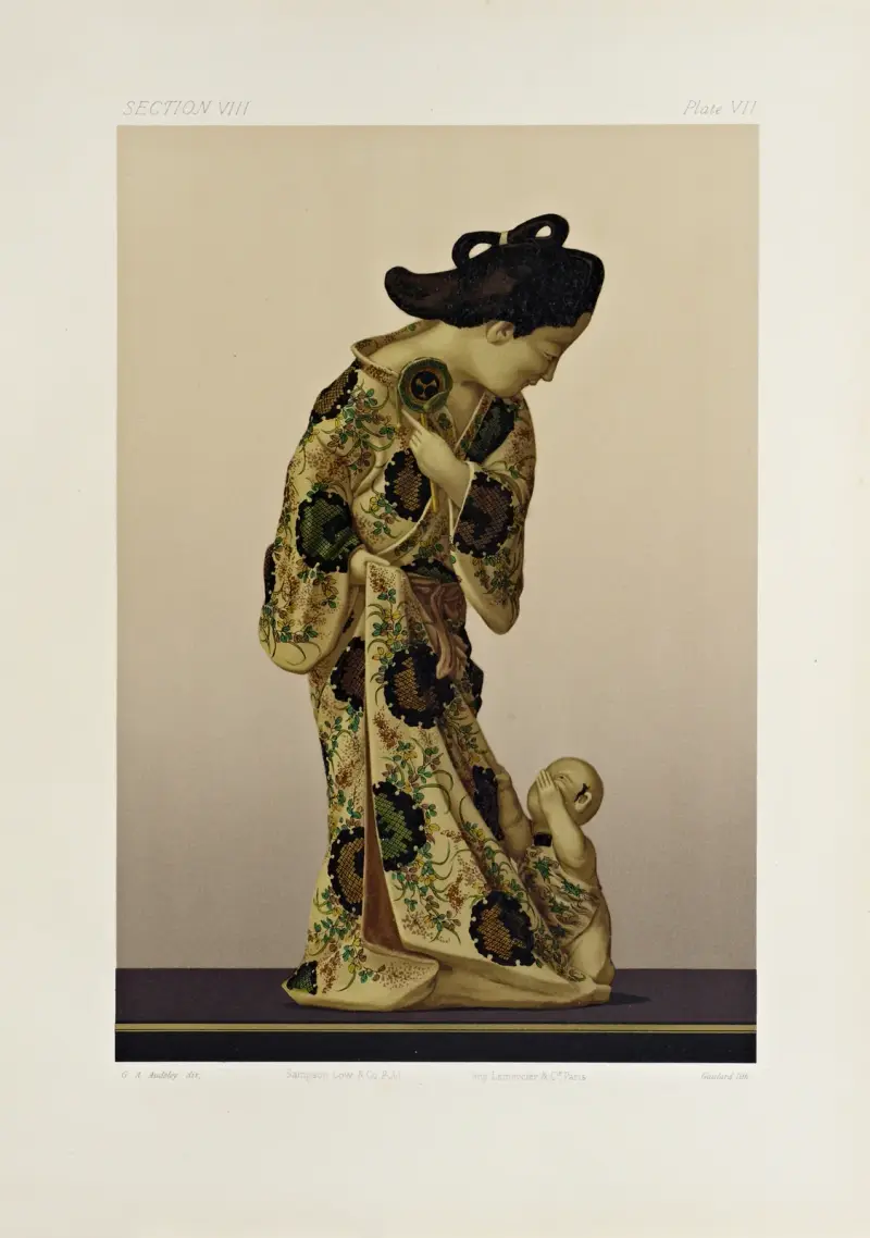 The ornamental arts of Japan Pl.103 av George Ashdown Audsley