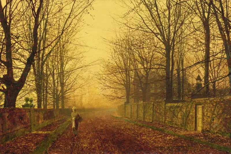 Ett gyllene idyll av John Atkinson Grimshaw