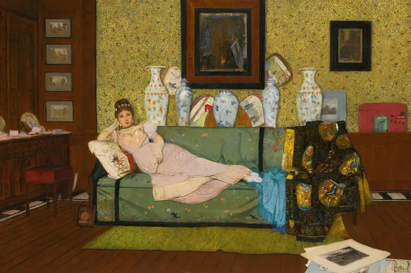 A Reverie, In The Artist’s House av John Atkinson Grimshaw