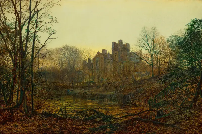 En oktoberglöd av John Atkinson Grimshaw