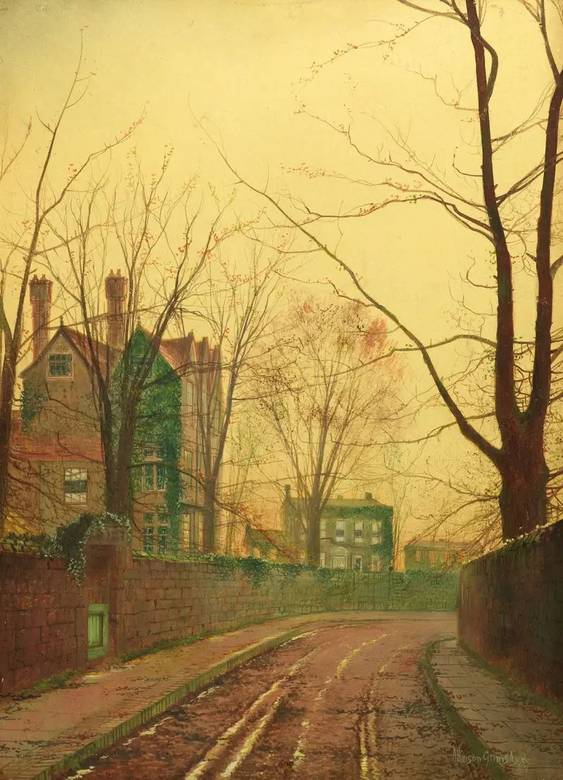 Herbstnachmittag von John Atkinson Grimshaw