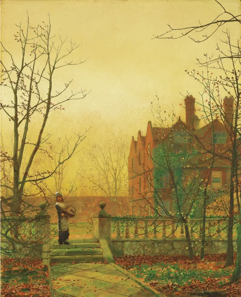 Podzimní zlato, John Atkinson Grimshaw