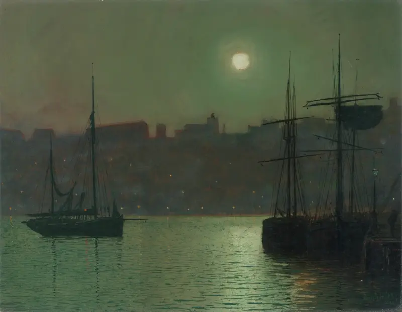 Altes Scarborough von John Atkinson Grimshaw